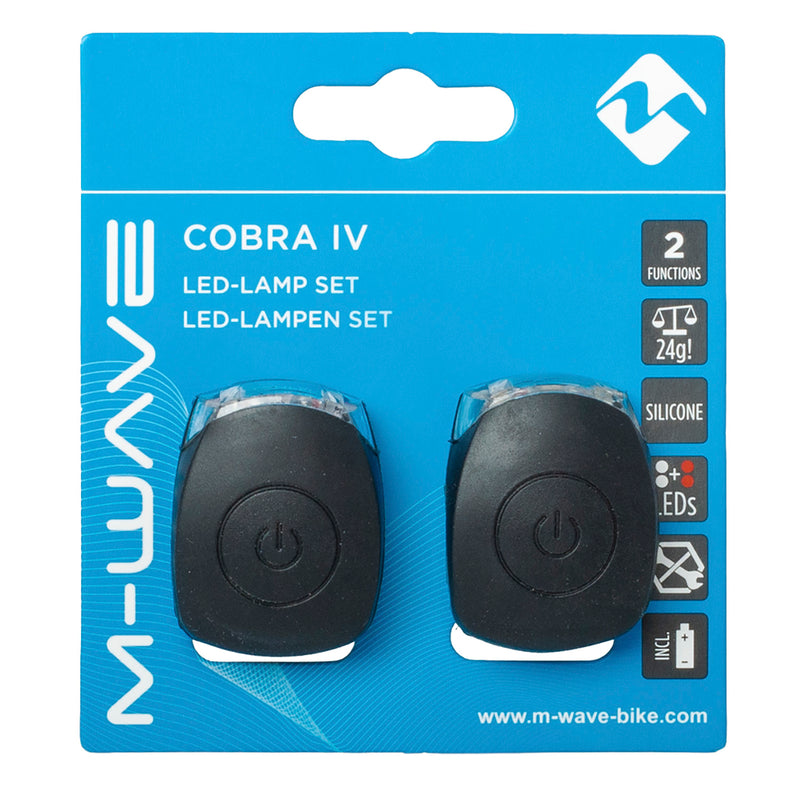Load image into Gallery viewer, M-wave cobra iv battery flashing light set
