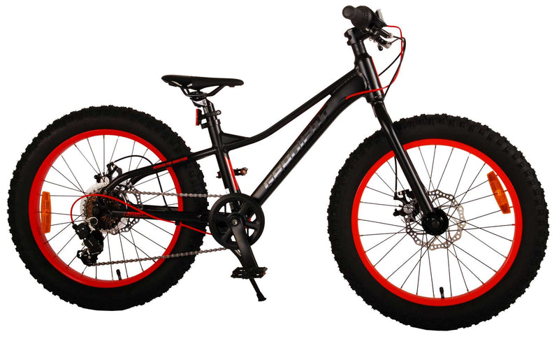 Load image into Gallery viewer, Volare Gradient Kinderfiets – Jongens – 20 inch – Zwart Oranje Rood – 6 speed – Prime Collection
