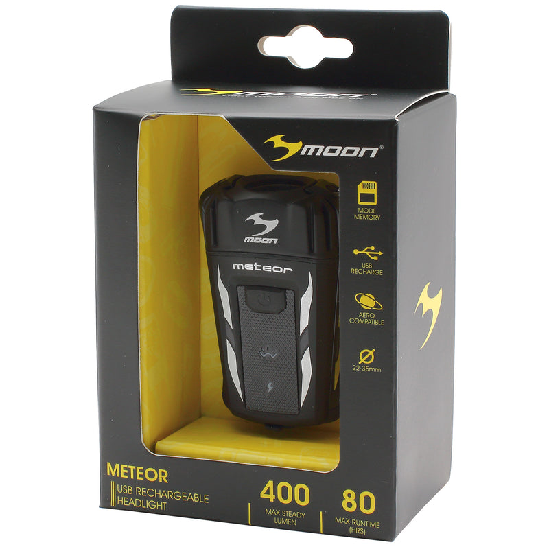 Load image into Gallery viewer, Moon meteor rechargeable battery front light

