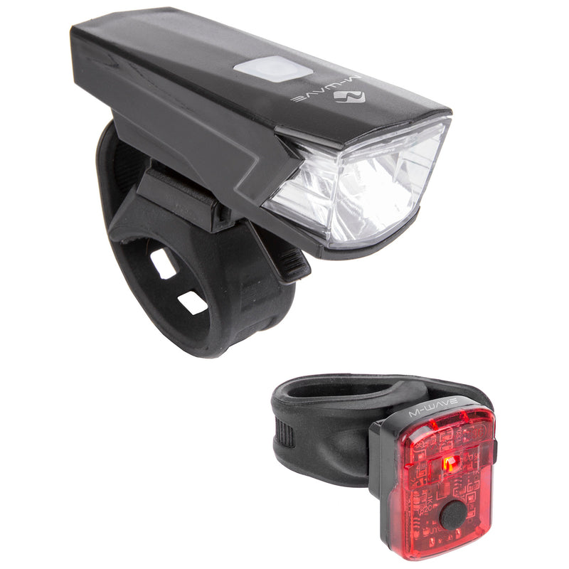 Load image into Gallery viewer, M-wave atlas k 15 usb rechargeable battery lighting set
