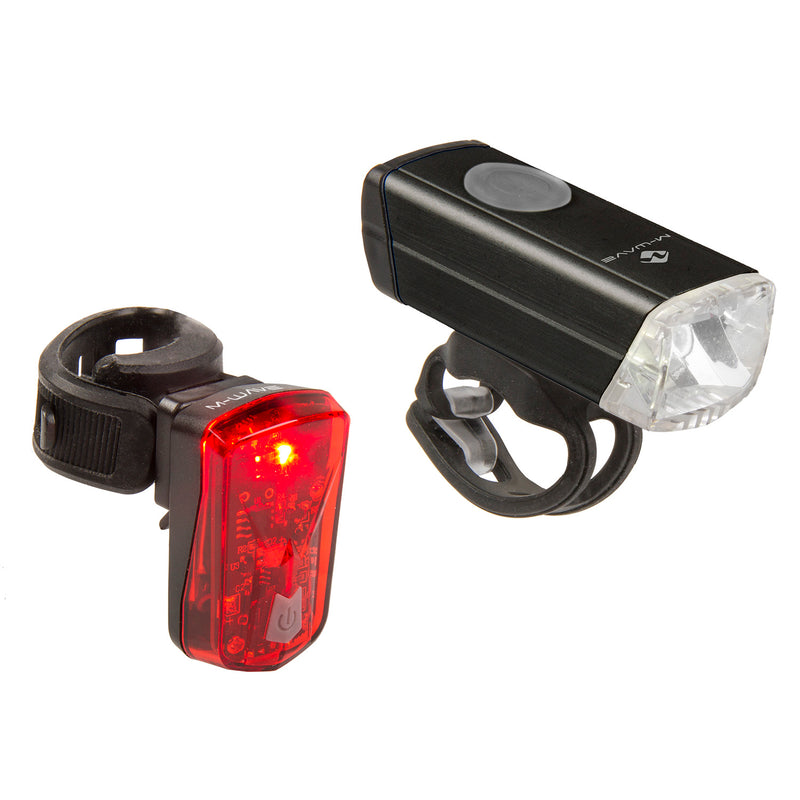 Load image into Gallery viewer, M-wave atlas 20 usb rechargeable battery lighting set
