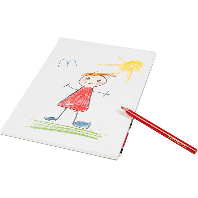 Load image into Gallery viewer, Creativ company https: www.cchobby.nl tekenbord-a4-vel-210x297-mm-120-gr-wit-50-vel-1-stuk

