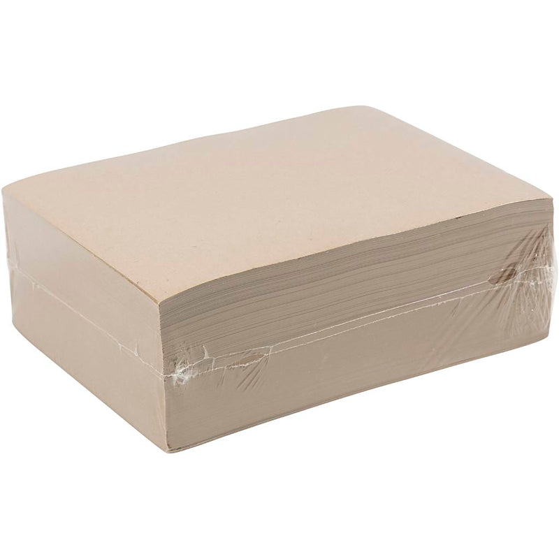 Load image into Gallery viewer, Https: www.cchobby.nl kraft-papier-a4-vel-210x297-mm-135-gr-grijs-bruin-500-vel-1-doos
