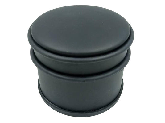 Svenska living deurstopper ø9x7,5cm mat zwart | 2 stuks