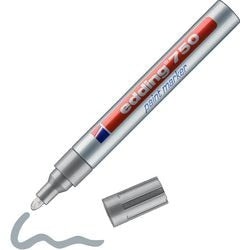 Paintmarker 750 zilver edding 4-750054 2-4mm zilver ronde punt