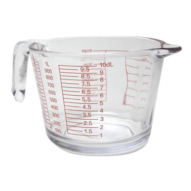 Svenska living maatbeker glas 1l maatbeker glas 1l
