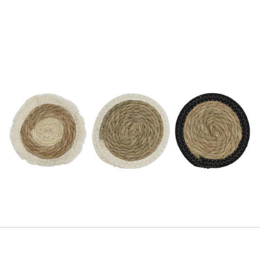 Svenska living placemat ã˜17cm zeegras katoen