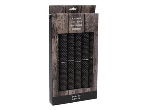Svenska living placemat set a 6 30x45cm poly bruin