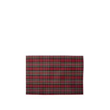 Svenska living placemat 30x45cm kerst ruit rood groen
