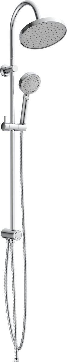 Schütte niagara rain douchesysteem - regendouche - met push-button omsteller - 104 cm stang - chroom