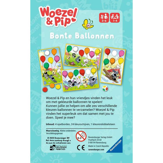 Ravensburger woezel pip bonte ballonnen