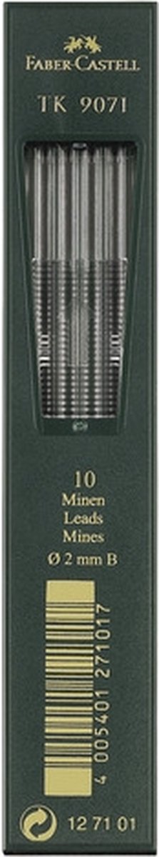 Faber-castell potloodstiftjes tk9071 2,0mm 4h doos met 5 stuks