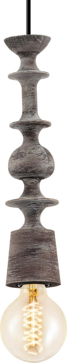Eglo vintage avoltri - hanglamp - 1 lichts - patina zwart