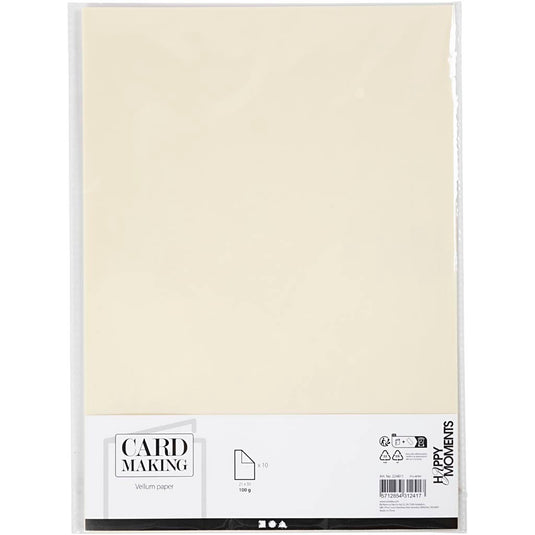 Creativ company https: www.cchobby.nl vellumpapier-a4-vel-210x297-mm-100-gr-off-white-10-vel-1-doos