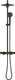 Grohe vitalio joy 260 douchesysteem met cooltouch-thermostaat - 260 mm hoofddouche met 3 stralen en 110 mm handdouche met 3 straalsoorten - waterbesparend - wandgemonteerd - mat zwart