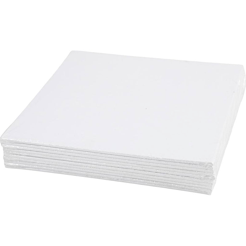 Load image into Gallery viewer, Https: www.cchobby.nl canvas-paneel-afm-20x20-cm-dikte-3-mm-280-gr-wit-10-stuk-1-doos
