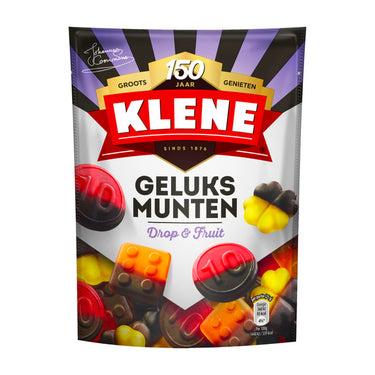 Klene geluksmunten zak (8x 210 gr)