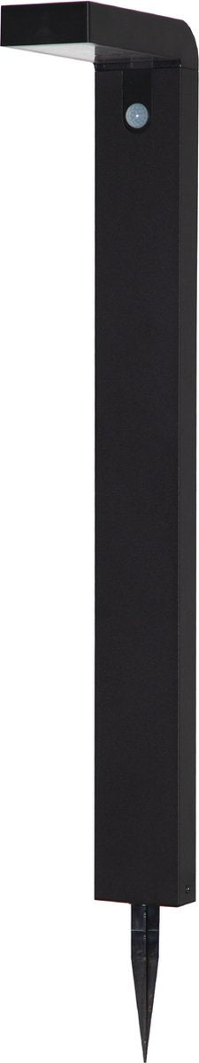 Eglo baracconi staande lamp buiten - led - 80 cm - bewegingssensor - zwart