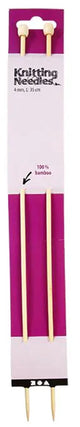 Creativ company creotime breinaalden bamboe 4 mm 35 cm
