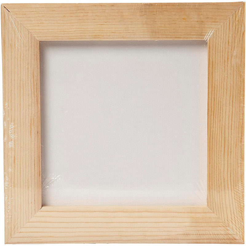 Load image into Gallery viewer, Https: www.cchobby.nl canvas-paneel-met-lijst-afm-15x15x0-3-cm-wit-1-stuk
