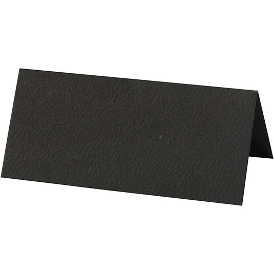 Creativ company naamkaarten, afm 9x4 cm, 220 gr, zwart, 20 stuk 1 doos