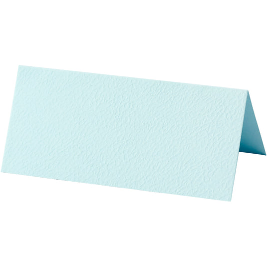 Naamkaarten, afm 9x4 cm, 220 gr, lichtblauw, 20 stuk 1 doos