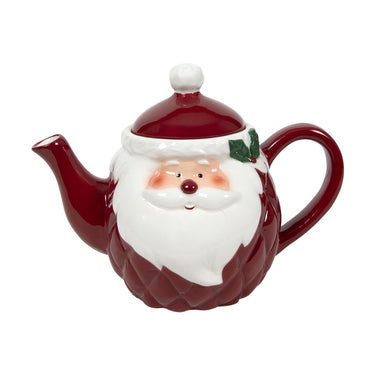 Svenska living theepot kerstman ruit ã˜13x16cm