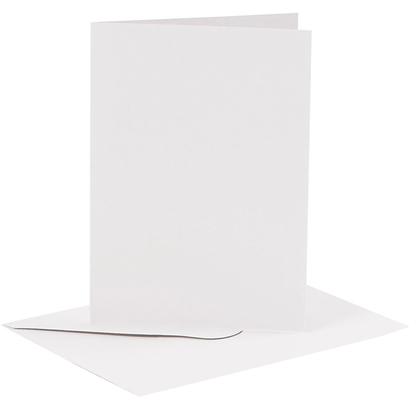 Afbeelding laden in galerijviewer, Https: www.cchobby.nl kaarten-en-enveloppen-afmeting-kaart-10-5x15-cm-afmeting-envelop-11-5x16-5-cm-110-230-gr-wit-6-set-1-doos
