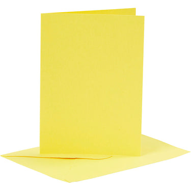 Http: www.cchobby.nl kaarten-en-enveloppen-afmeting-kaart-10-5x15-cm-afmeting-envelop-11-5x16-5-cm-110-220-gr-geel-6-set-1-doos