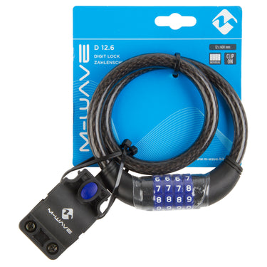 M-Wave Kabelcijferslot 60cm Zwart