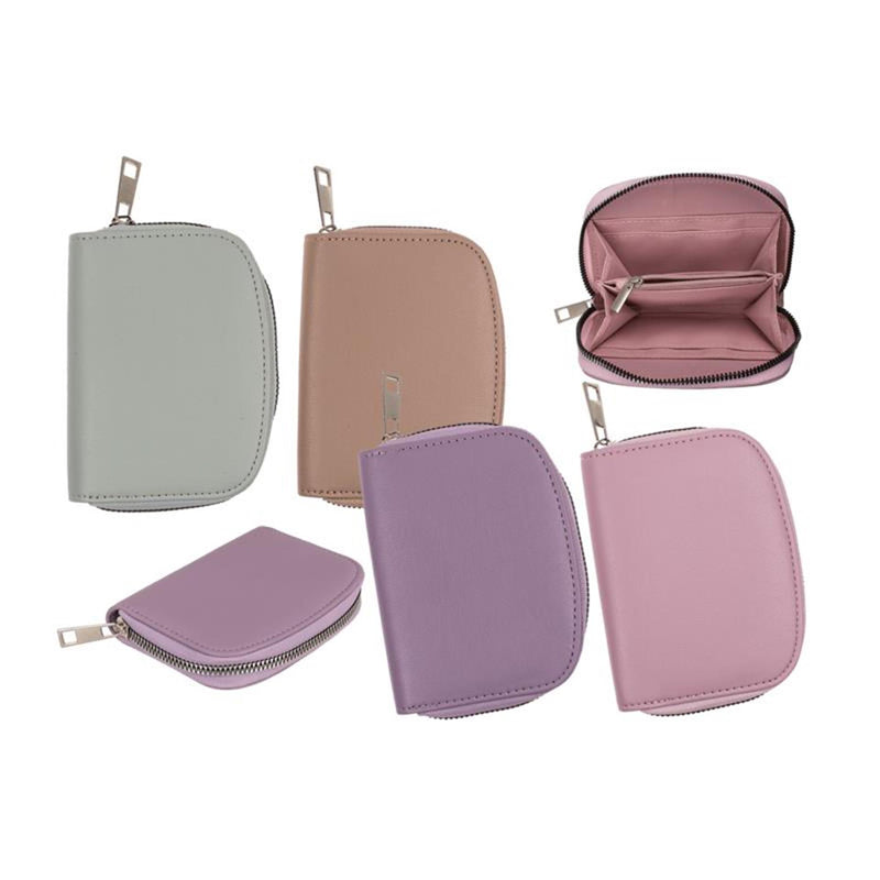 Load image into Gallery viewer, Out of the blue portemonee kunstleder pastel 12x9cm
