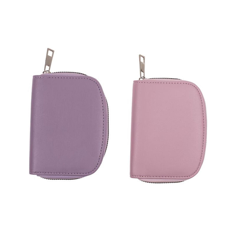 Load image into Gallery viewer, Out of the blue portemonee kunstleder pastel 12x9cm
