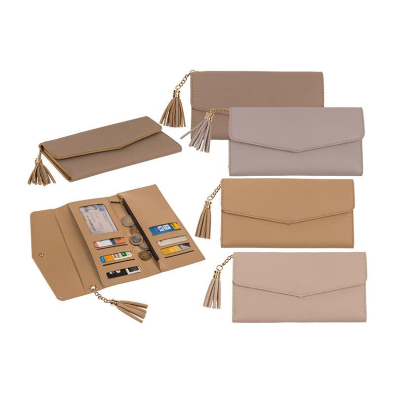 Load image into Gallery viewer, Out of the blue portemonee kunstleder elegant 19x9,5cm
