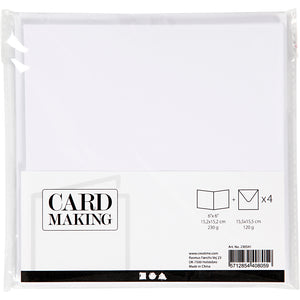 Creativ company https: www.cchobby.nl kaarten-en-enveloppen-afmeting-kaart-15x15-cm-afmeting-envelop-16x16-cm-230-gr-wit-4-set-1-doos