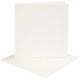 Kaarten en enveloppen, afmeting kaart 15,2x15,2 cm, afmeting envelop 16x16 cm, 220 gr, off-white, 4 set 1 doos