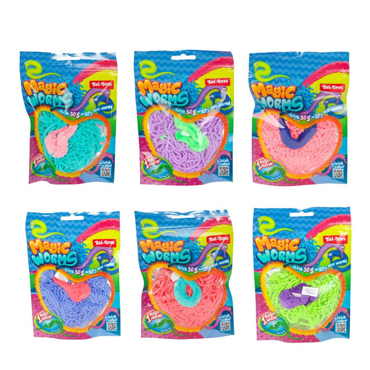 Toi-toys magische worm met mini wormpjes 30gr