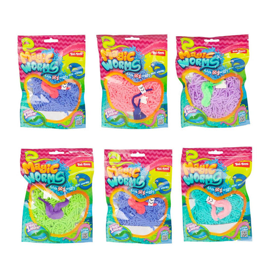 Toi-toys magische worm met mini wormpjes 50gr