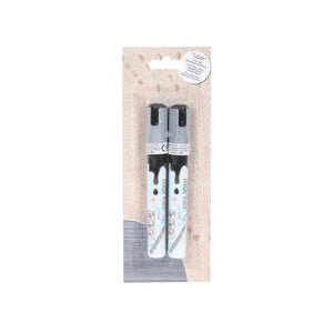 Svenska living raam-markers afwasbaar zilver set a 2 stuks