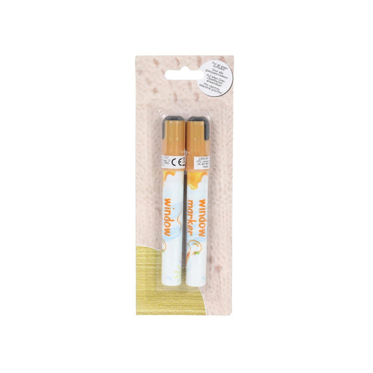Svenska living raam-markers afwasbaar goud set a 2