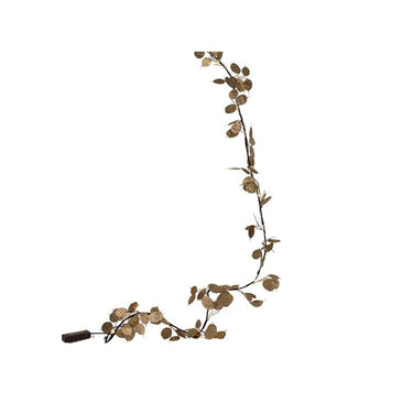 Svenska living guirlande 'coin leaf' 20led 180cm exclusief 2xaa batterij