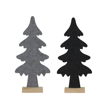 Svenska living kerstboom vilt 54cm zwart of grijs