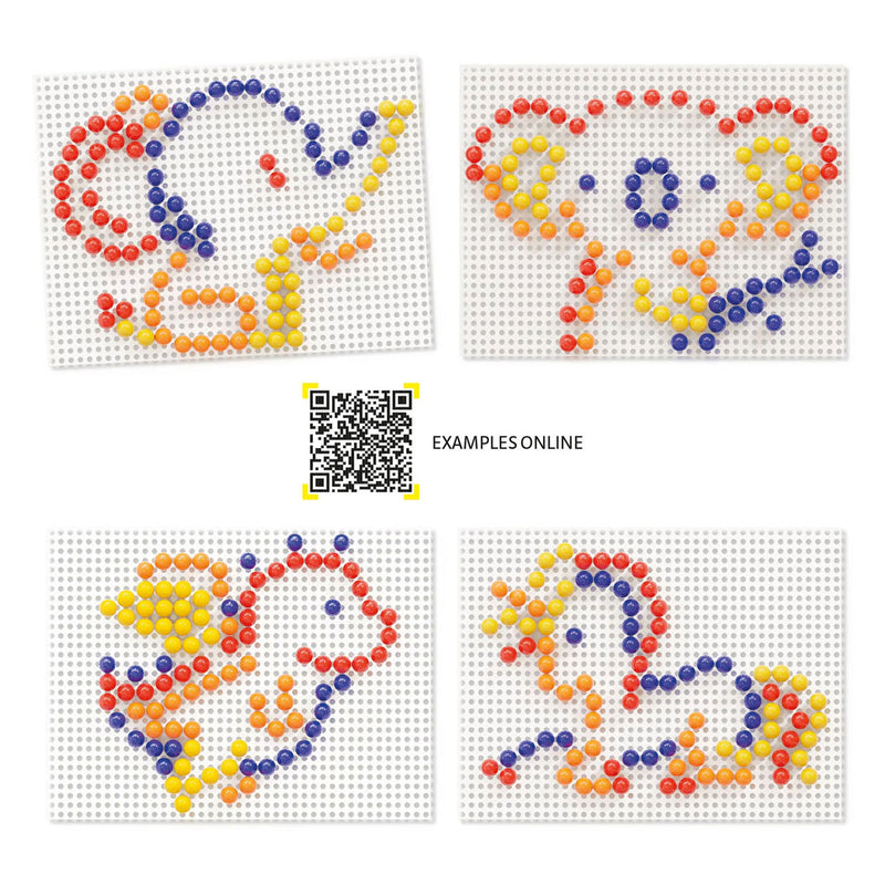 Load image into Gallery viewer, Quercetti insteek mozaïek, 100 pins
