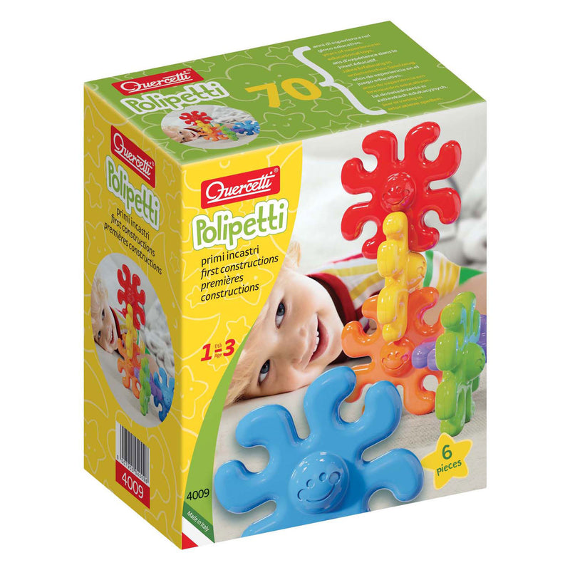 Load image into Gallery viewer, Quercetti Bouwvormen Octopus, 6dlg.
