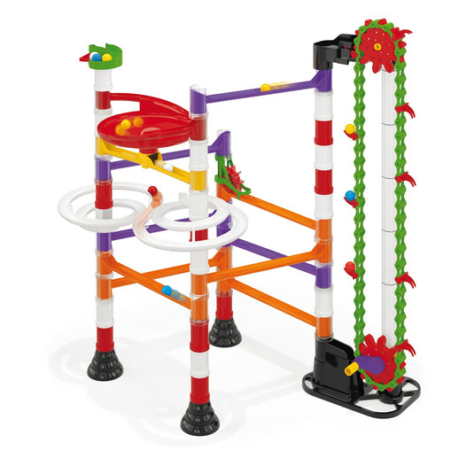 Quercetti knikkerbaan migoga met lift, 150dlg.