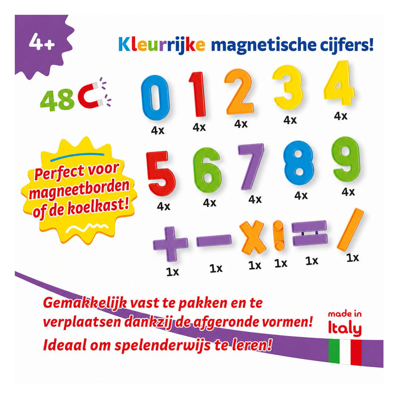 Load image into Gallery viewer, Quercetti cijfer magneten, 48st.
