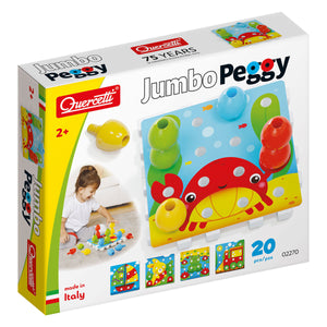 Quercetti jumbo insteek pinnen, 20dlg.