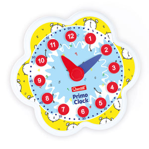 Quercetti leerklok primo clock junior karton 51-delig