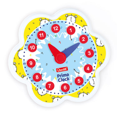 Quercetti leerklok primo clock junior karton 51-delig