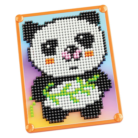 Quercetti pixel art mozaïek speelgoed panda 946dlg - creatief speelgoed.