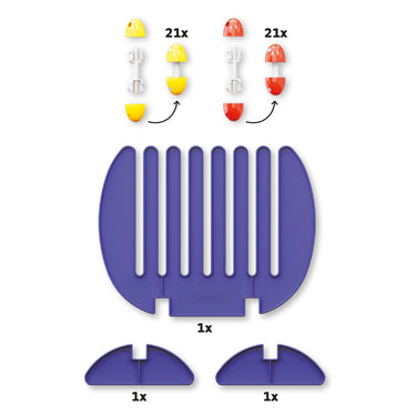 Quercetti vier op een lijn bordspel